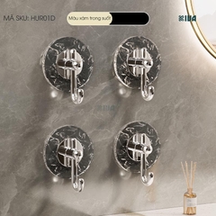 Khay xà phòng, kệ để xà phòng nhà tắm KIVA chất liệu Acrylic lắp đặt hút chân không.
