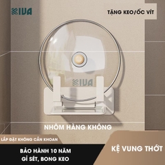 Kệ để đồ nhà bếp đa năng KIVA phong cách Bắc Âu, chất liệu nhôm hàng không cao cấp, bảo hành 10 năm.