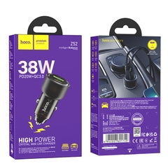 [SE59] Sạc xe hơi hoco Z52 A+C 38W (PD/QC/FCP/AFC)