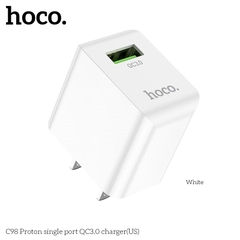 [SE44] Cóc Sạc Nhanh Hoco C98 Quick Charge 3.0