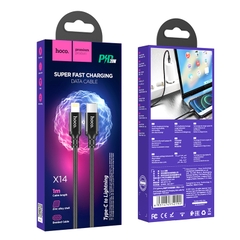 [SE47]Cáp sạc 1m hoco x14 Type C to lighning 20W