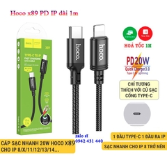 [SE29] Cáp Sạc Hoco X89 Type C to lighning