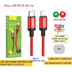 [SE29] Cáp Sạc Hoco X89 Type C to lighning