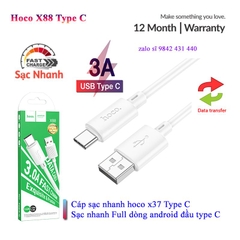 [SE10.5]Cáp Hoco X88 Type C
