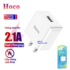[SE22.5]Cóc sạc Hoco C106 10.5w 1 cổng USB 2.1A