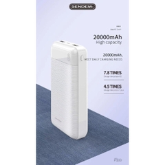 [SE195]Sạc Dự Phòng SENDEM P200 20000 Mah