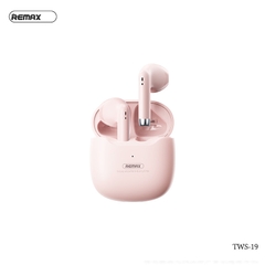 [SE200]Tai nghe bluetooth không dây True Wireless Marshmallow Remax TWS-19 có mic thoại cảm ứng, Pin 5h