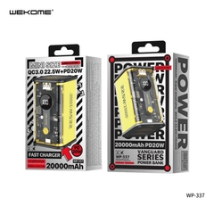 [SE360]PIN SẠC DỰ PHÒNG WEKOME WP-337 20000MAH QC3.0+PD 22.5W