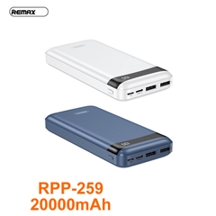 [SE240]Sạc Dự Phòng Remax RPP-259 20000mAh (Lõi Polymer, 2 Cổng Sạc Vào, 2 Cổng Sạc Ra)