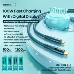 [SE80]CÁP TYPE C RA TYPE C 100W REMAX RC-C032