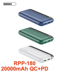 [SE292][20000mah][QC3.0]PIN SẠC DỰ PHÒNG REMAX RPP - 180 20000MAH QC3.0+PD 22.5W