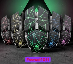[SE100]CHUỘT KHÔNG DÂY FREEWOLF X11 (PIN SẠC)