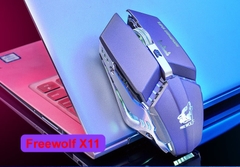 [SE100]CHUỘT KHÔNG DÂY FREEWOLF X11 (PIN SẠC)