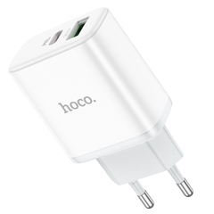 [SE69]CỐC HOCO C105A CỔNG (A+C) 20W(PD/QC/FCP/AFC)