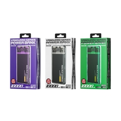 [SE165]Pin dự phòng WEKOME WP-343 10000mAh input TypeC, 2 USB output 2.1A, thiết kế cực đẹp