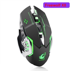 [SE101]Chuột Sạc Không Dây Free Wolf X8 Chuyên Game Free Color