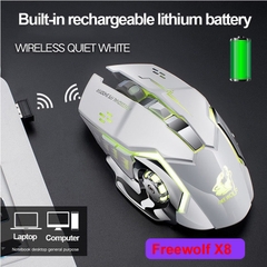 [SE101]Chuột Sạc Không Dây Free Wolf X8 Chuyên Game Free Color