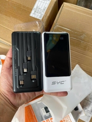 [SE122] Pin sạc Dự Phòng SYC S139  10000 mah tích hợp 4 cáp sạc