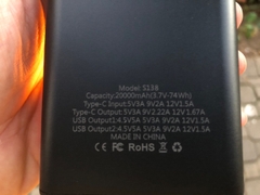 [SE235] Pin sạc dự Phòng SYC S138 20000 mah QC + PD 120W