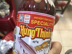 NƯỚC MẮM HƯNG THỊNH 40 ĐỘ ĐẠM 750ML (NẮP HỒNG) - 40N FISH SAUCE