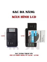 [SE46] Sạc Đa năng Đồng Hồ LCD + USB