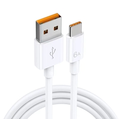 [SE4.8]Cáp Sạc Type C 6A Đồng PVC-80