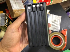 [SE165]Sạc dự phòng trong suốt DX300 30000mAh mặt vuông PD & QC