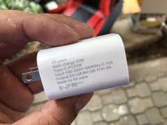 [SE57]Củ sạc nhanh 33w mini chính hãng 5S space cao cấp USB + TYPEC PD
