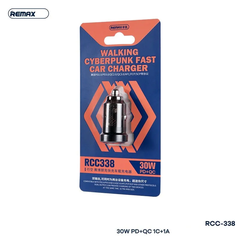 [SE79]Sạc xe hơi Remax RCC338 1A+1C PD+QC 30W