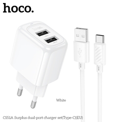 [SE37]  Bộ sạc hai cổng Surplus CS51A (Type-C)(EU)