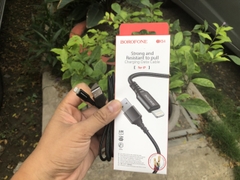 [SE14] Cáp Sạc Borofone Bx54 dây dù Iphone chống đức