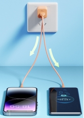 [SE120]Bộ Sạc CÁP (TYPE C TO LIGHTNING) Wekome WP-U129 (PD 20W + QC 3.0 18W)
