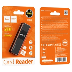 [SE38] Đầu Đọc Thẻ Nhớ 2.0 Hoco HB20 Chính Hãng, Khe Cắm Thẻ SD & Micro SD