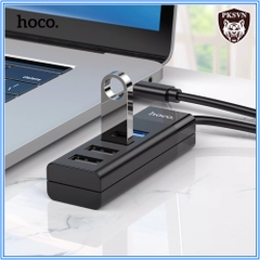 [SE85] Bộ Chia Cổng USB 3.0 & USB 2.0 Chính Hãng Hoco HB25 - Hub chia cổng 4 in 1 Cao Cấp, Tiện Lợi - Bảo Hành 12 Tháng