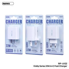 [SE92]Cốc sạc nhanh Remax RP-U122 C+A QC3.0+PD 33W