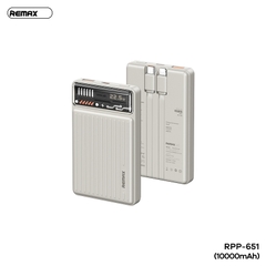 [SE280]PIN SẠC DỰ PHÒNG REMAX RPP-651 10000MAH QC3.0+PD 22.5W