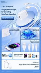 [SE30] Bộ sạc Cóc và Cáp (lighning) iphone remax u95