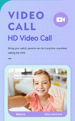 [SE675][Hàng về 10/8]Đồng Hồ Thông Minh Cho bé AVEIH14 (định vị, Video Call, Gắn Sim, Kháng nước IPX6)