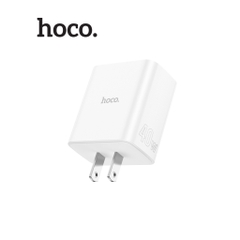 [SE99] Củ sạc nhanh Hoco C126 PD40W/QC3.0 2 cổng Type-C và 1 cổng USB, chất liệu PC + ABS chống cháy , chân dẹt