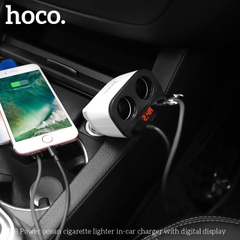 [SE113] Tẩu sạc xe hơi Hoco Z28 thông minh