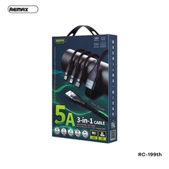 [SE69 ]Cáp Sạc 3 đầu remax RC-199TH 5A