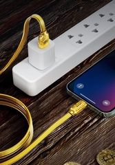 [SE69]CÁP SẠC 6A VÀNG WEKOME WDC-161M đầu MicroUsb