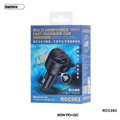 [SE197] Sạc xe hơi kiêm nước hoa xe hơi Remax RCC353 1A+1C PD+QC 60W