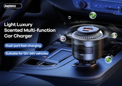 [SE197] Sạc xe hơi kiêm nước hoa xe hơi Remax RCC353 1A+1C PD+QC 60W