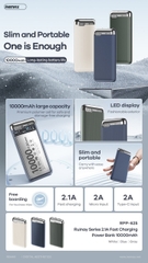 [SE129]Pin sạc dự phòng Remax RPP-625 10000mAh 2.1A