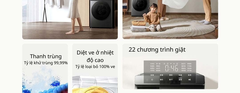Máy giặt sấy Xiaomi Mijia MJ202 – Giặt 12kg, sấy 9kg, tiệt trùng 99,99%