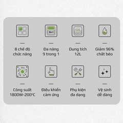 Nồi Chiên Không Dầu OLIVO AF12