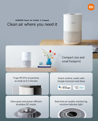 Máy lọc không khí thông minh Xiaomi Air Purifier 4 Compact