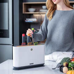 Bộ Dao Thớt Kháng Khuẩn Sử Dụng Tia UV 7 Món Morphy Richards MR1000 - Hàng Chính Hãng