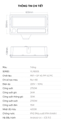 Máy Sưởi Nhà Tắm Xiaomi Yeelight Pro S20 Smart Bath 8 in 1 YLYB05YL – Kèm điều khiển